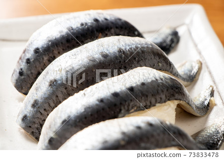 沙丁魚（醋）壽司。 73833478