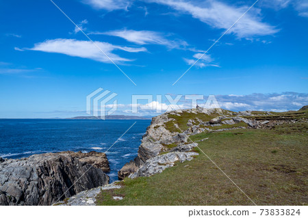 The coastline at Dawros in County Donegal - Ireland 73833824