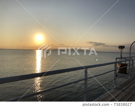 石垣碼頭的日落 石垣碼頭的日落 73838027