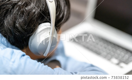 Watching movies, videos, male headphones, immersive feeling Watching movies, videos, male headphones, immersive feeling 73838152