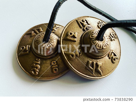 Tingsha, a bell used for meditation, yoga and purification Tingsha, a bell used for meditation, yoga and purification 73838290