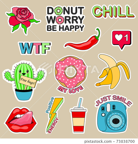 Set of stickers for a teenager 73838700