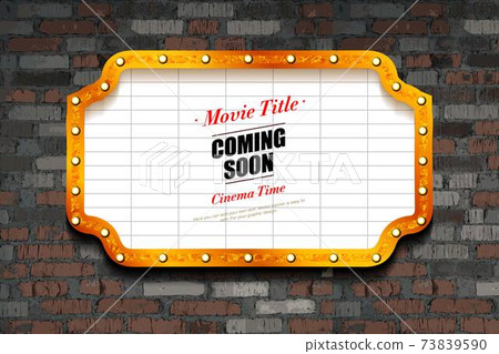 Bright gold marquee 73839590