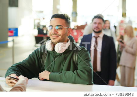 Man on registration 73839848