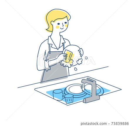 24,770 Woman Washing Dishes Images, Stock Photos, 3D objects, & Vectors