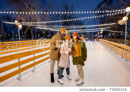 Christmas holidays with family 73840328