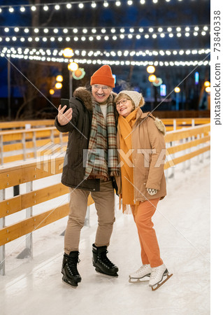 Selfie portrait on the rink 73840338