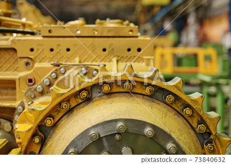 Detail of metal machinery Detail of metal machinery 73840632