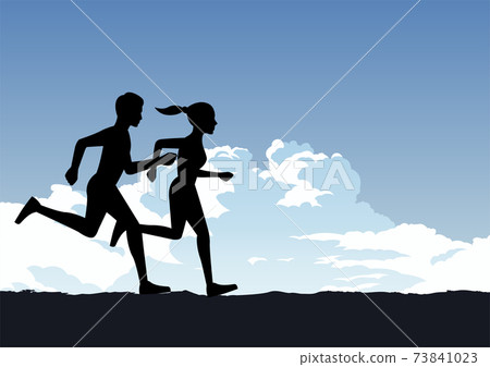 couple exercise by running for healthy couple exercise by running for healthy 73841023
