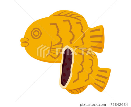 Taiyaki矢量圖日本糖果 73842684