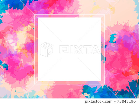 Abstract vector splatter color modern and shape design  background. illustration vector design. 73843190