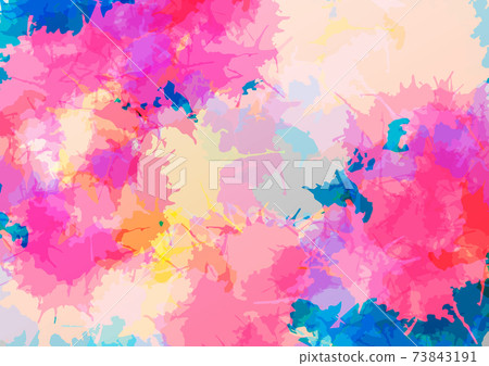Abstract vector splatter color modern design background. illustration vector design. 73843191
