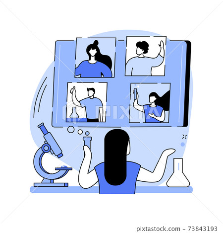 STEM activities abstract concept vector illustration. 73843193