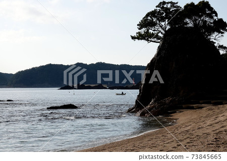 Ozuna beach sea and boat fishing Ozuna beach sea and boat fishing 73845665