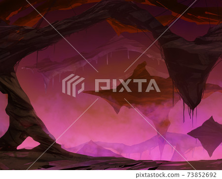 Underground world illustration.-插圖素材 [73852692] - PIXTA圖庫