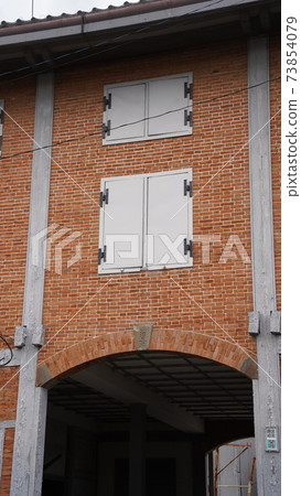 Gunma, Tomioka Silk Mill, front entrance Gunma, Tomioka Silk Mill, front entrance 73854079