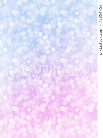 Watercolor rain, hydrangea and Japanese paper background texture 73854458
