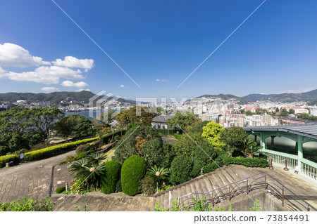 View of Nagasaki city on a clear day from Glover Garden View of Nagasaki city on a clear day from Glover Garden 73854491