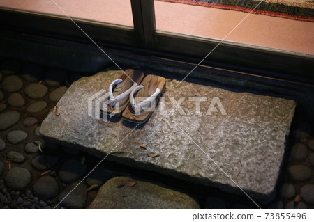 Geta placed at the eaves of the inn Geta placed at the eaves of the inn 73855496