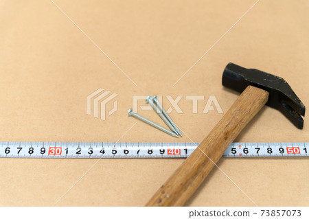 Hammer and nail MDF material 73857073