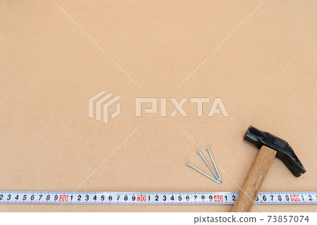 Hammer and nail MDF material 73857074