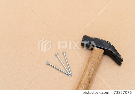 Hammer and nail MDF material 73857076