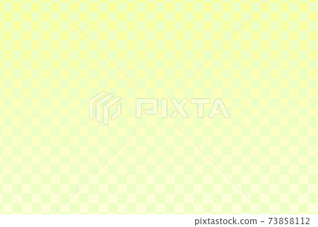 Japanese-style yellow-green checkered background Japanese-style yellow-green checkered background 73858112