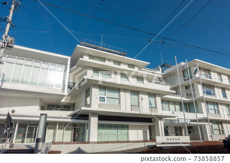 Tamura City Hall Universal Design Blue Sky 73858857
