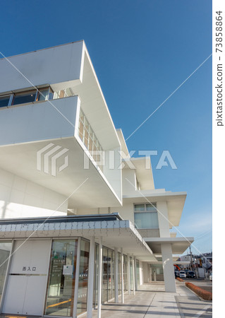 Tamura City Hall Universal Design Blue Sky 73858864