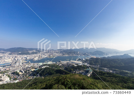 Nagasaki city view from Inasayama observatory 73860449
