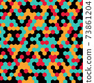 Hexagon Urban Camouflage seamless patterns 73861204