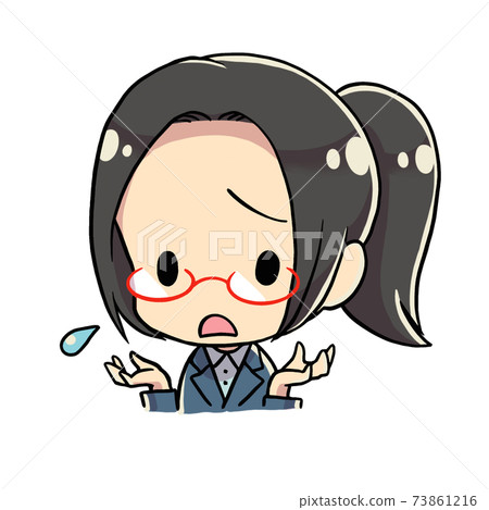 眼鏡老師遇到麻煩變形人物出汗 眼鏡老師遇到麻煩變形人物出汗 73861216