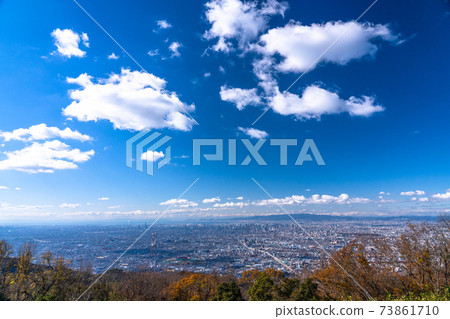 《Osaka Prefecture》 Osaka cityscape / panoramic view 73861710