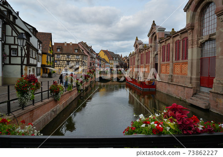 Colmar (France), a small village in the Alsace region, Alsace Wine Route 73862227