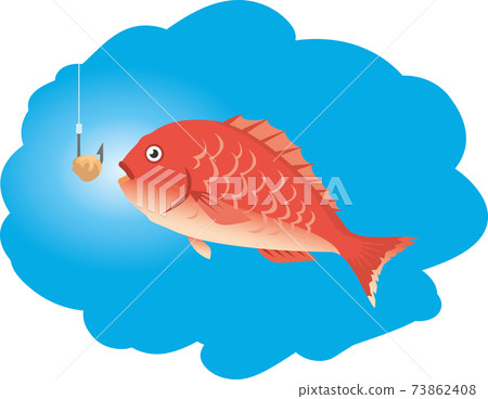 Image illustration of a fish (sea bream) that is likely to be caught Image illustration of a fish (sea bream) that is likely to be caught 73862408
