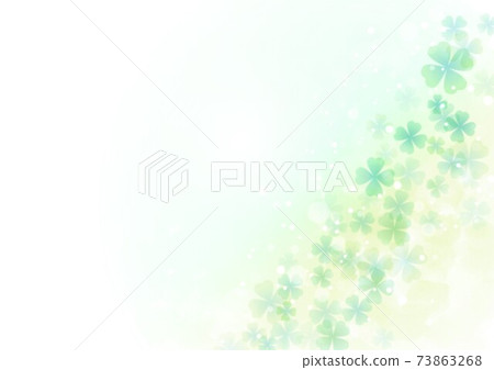 Green glitter and clover 73863268