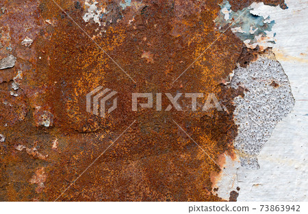 background of peeling paint and rusty old metal background of peeling paint and rusty old metal 73863942