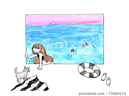 水彩旅遊風景 水彩旅遊風景 73864214