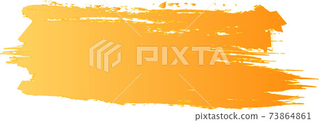 手寫金墨筆刷素材 73864861