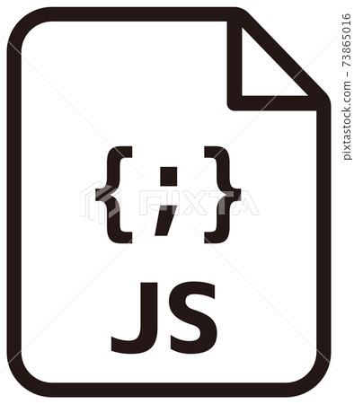File format / programming language vector icon illustration / Javascript File format / programming language vector icon illustration / Javascript 73865016