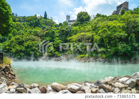 scene of thermal valley at beitou, taipei, taiwan scene of thermal valley at beitou, taipei, taiwan 73865175