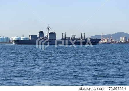 Supply ship "Mashu" Kanmon Straits Supply ship "Mashu" Kanmon Straits 73865324