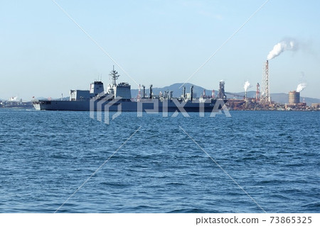 Supply ship "Mashu" Kanmon Straits 73865325