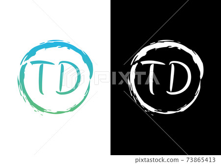 Monogram TD Logo Design Graphic by Greenlines Studios · Creative Fabrica