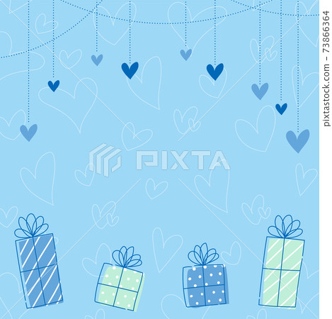 whiteday white day heart banner POP square 73866364