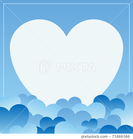 whiteday white day heart banner POP square 73866366