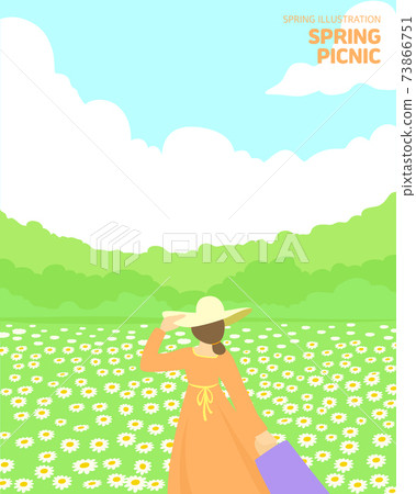 Fresh spring landscape illustration 11 73866751