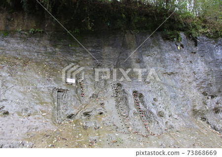 Strata during the reversal of the earth's magnetic field 73868669