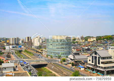 Scenery of Seto City, Seto River and central Seto City 73870950