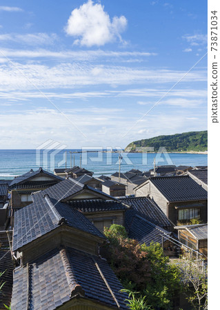 [石川縣]大un門前町黑崎地區的城市景觀 73871034